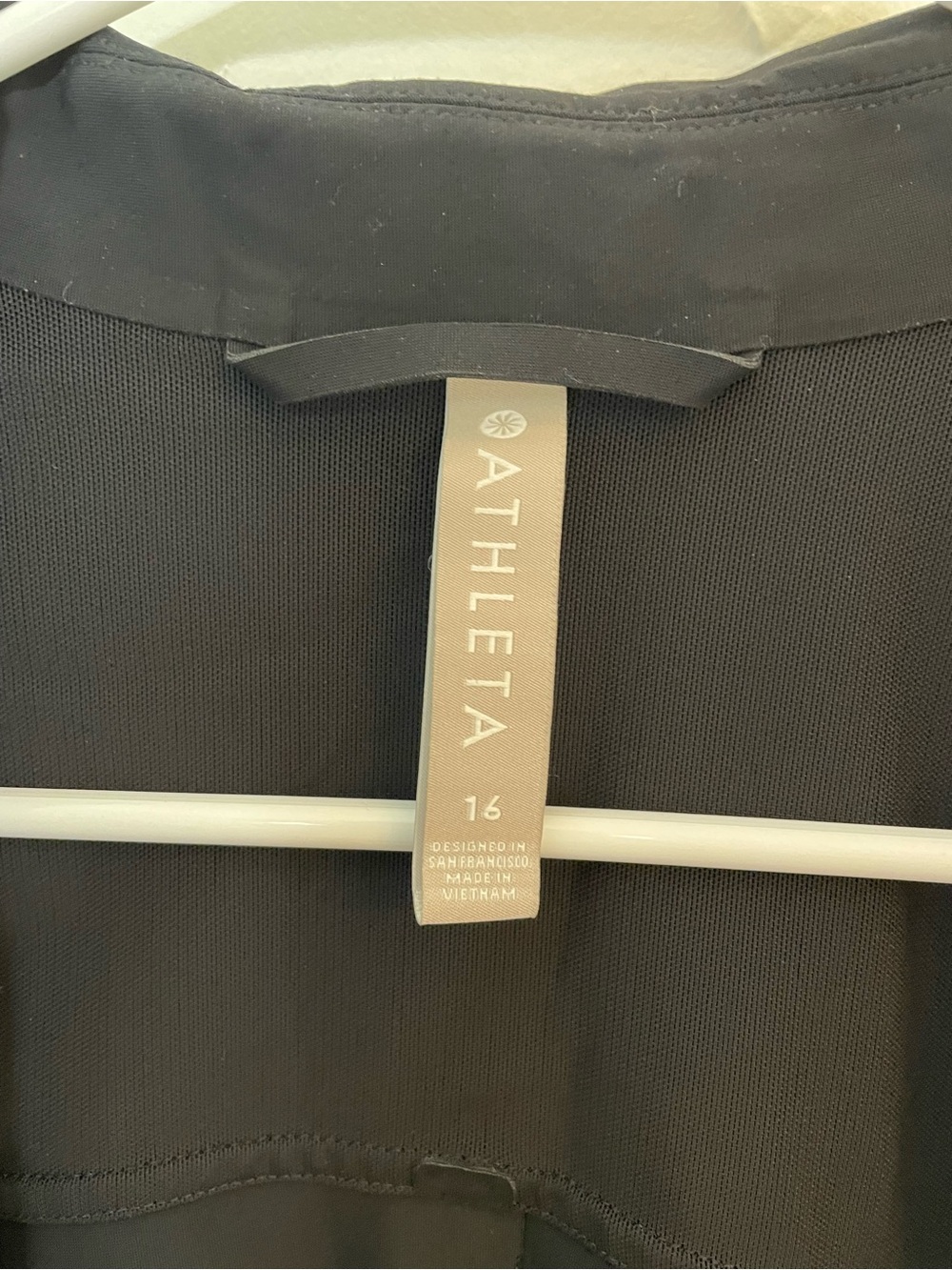 Athleta Sporty Women's Blazer Jacket | Minimalist Athleisure | Black Size 16 - Picture 7 of 11